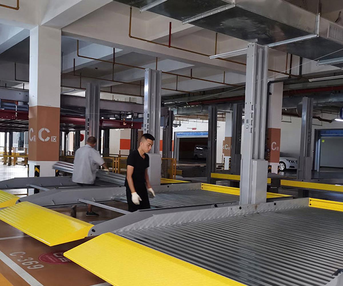 綿竹左右橫移機械式停車庫出租