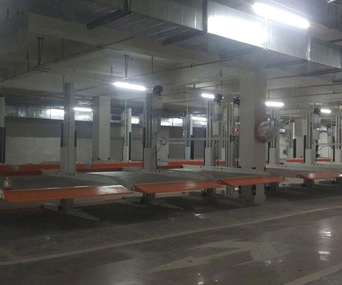汶川兩層PSH型立體停車設(shè)備安裝