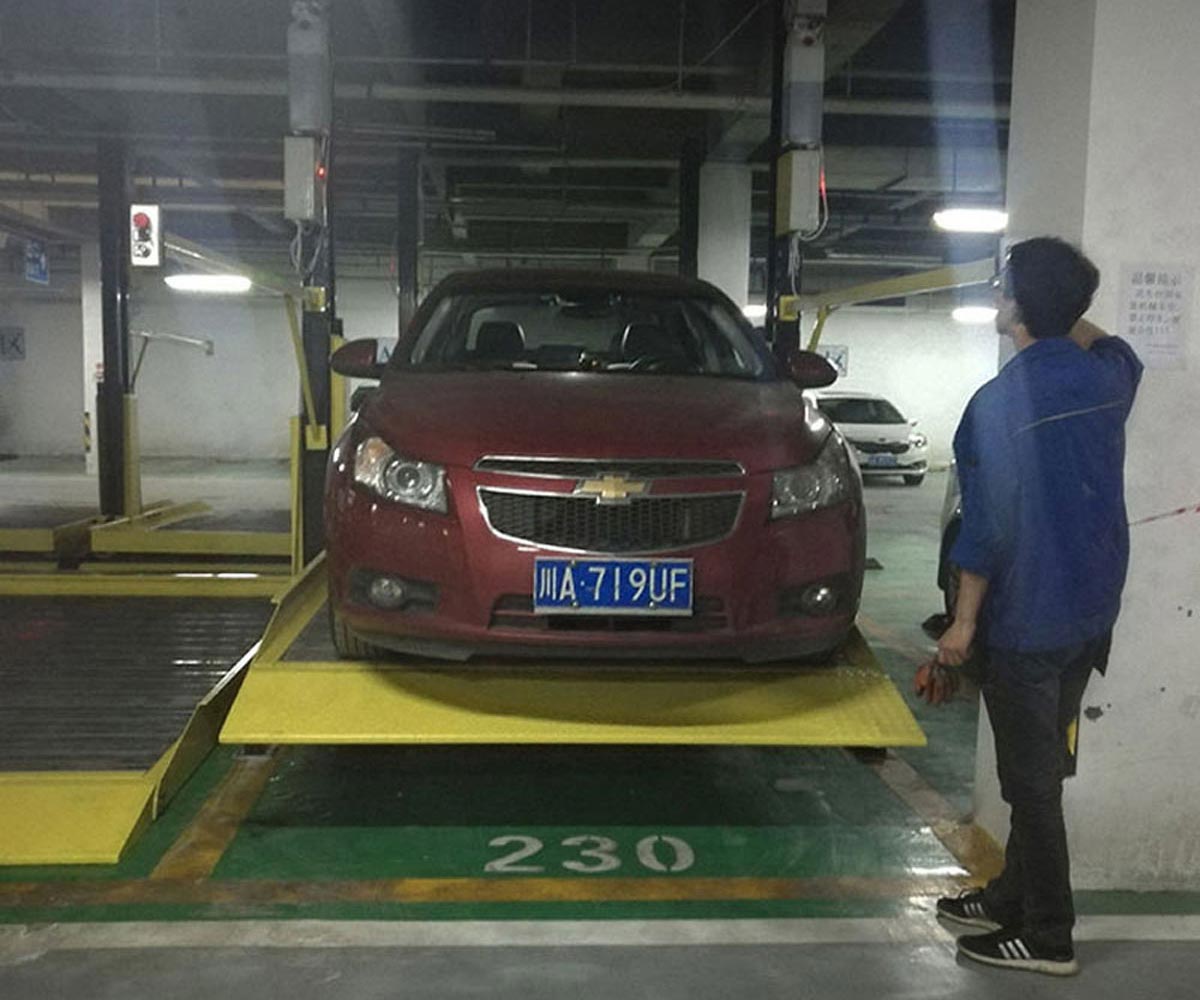 通江升降橫移式機(jī)械式停車位出租