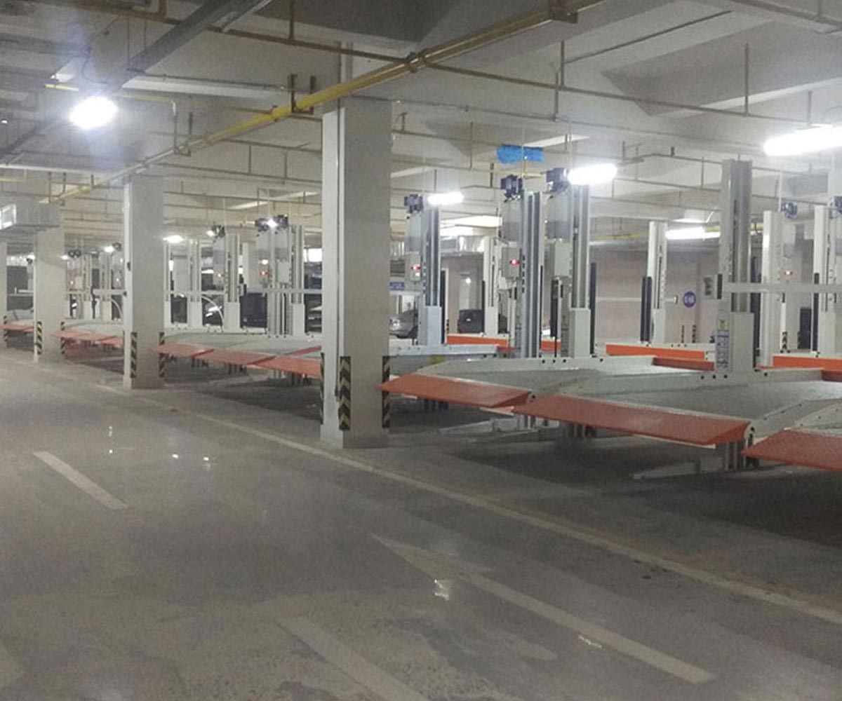 古藺四柱簡易升降類立體停車庫過驗收