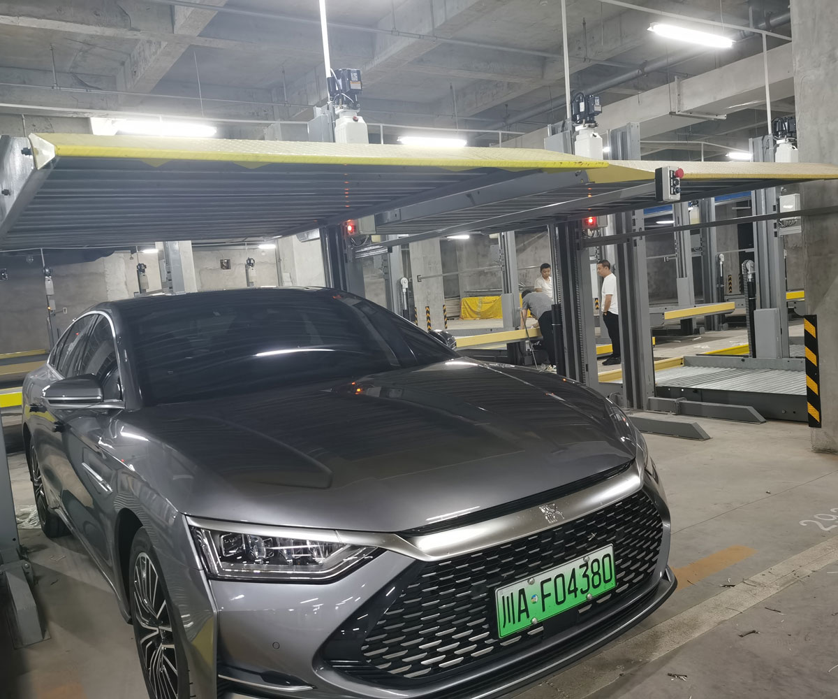 重慶2層簡易式機械式立體停車設(shè)備租用