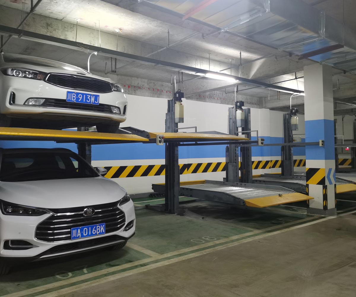 自貢小區(qū)四柱機械停車
