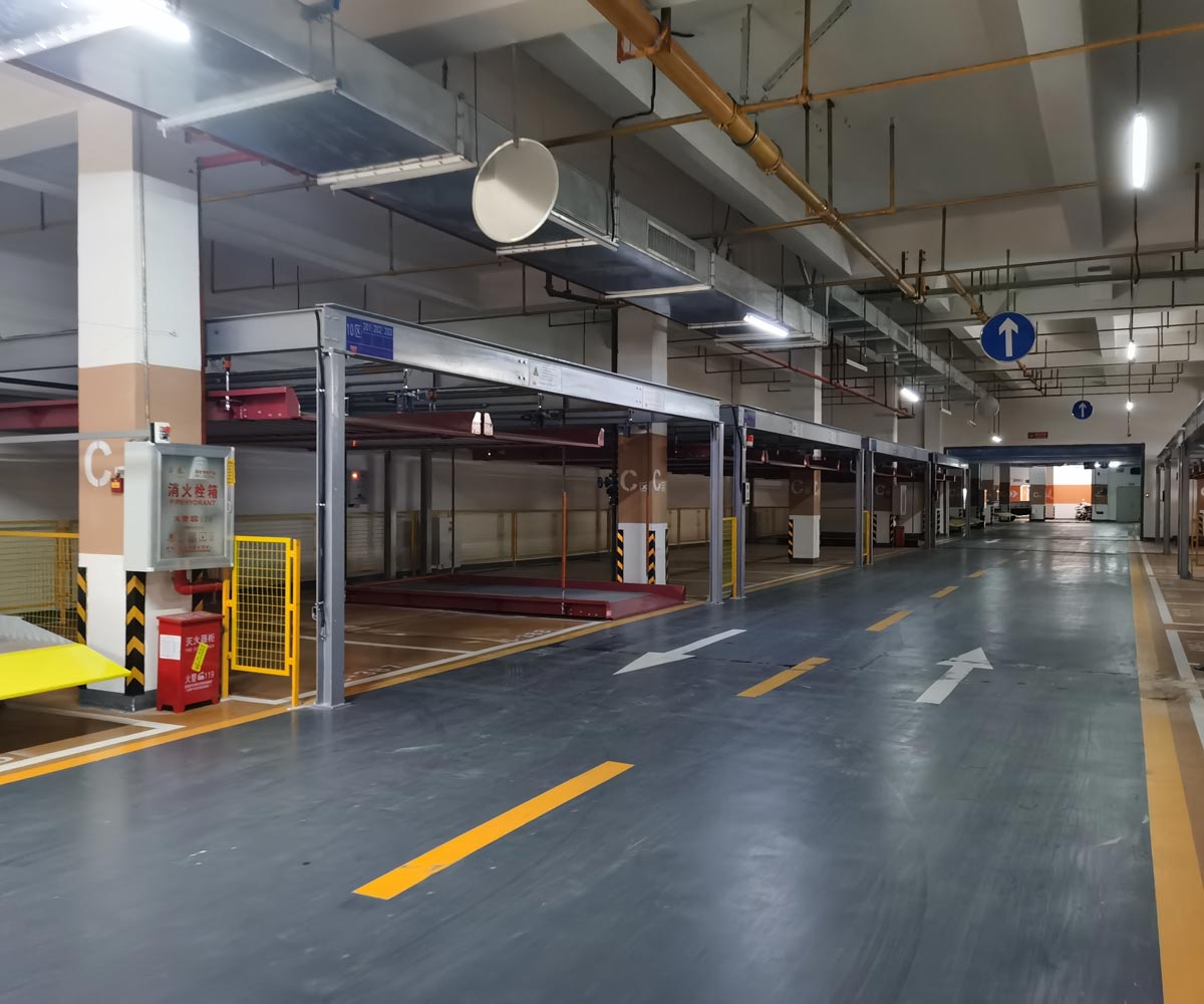 地下室雙層升降式機械式停車位 地下室雙層升降式機械式停車位